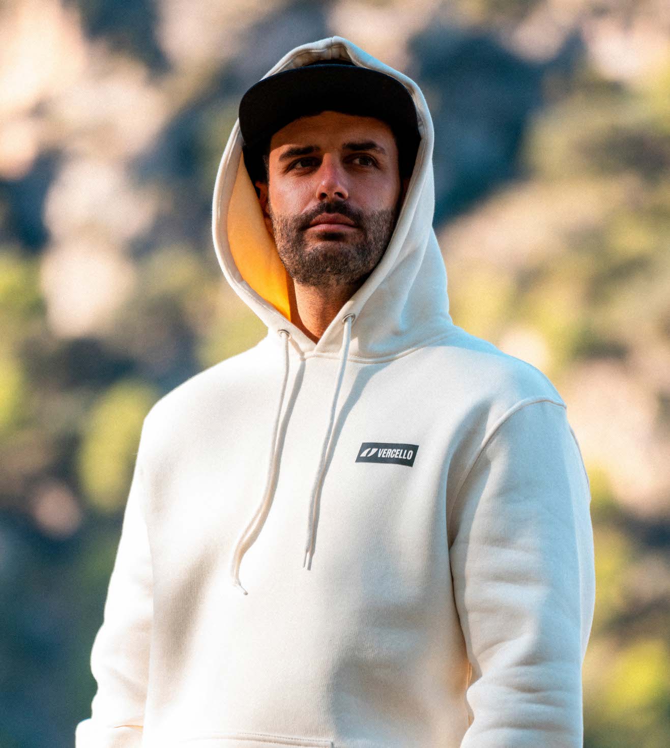 Hoodie Arctic Blanco Roto