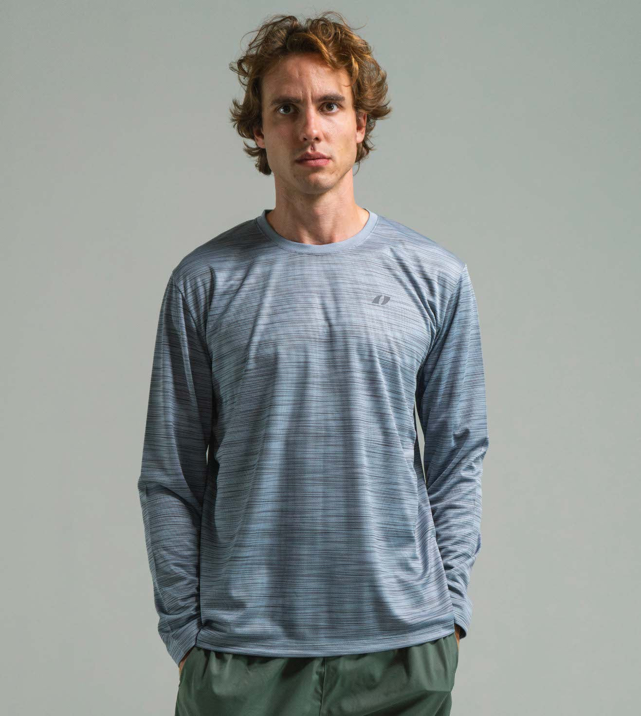 Camiseta Endurance Gris Hielo - Manga Larga