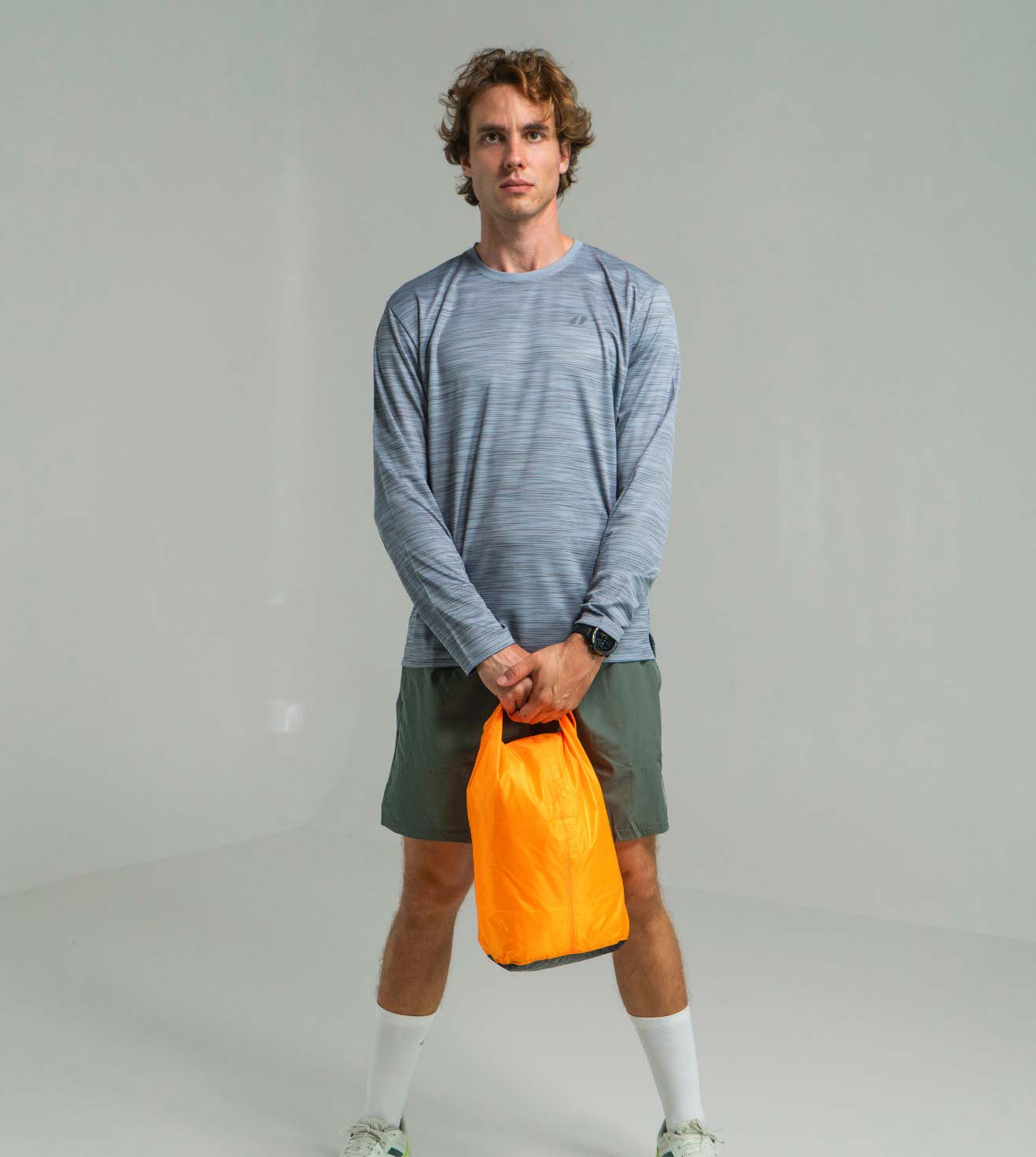 Camiseta Endurance Gris Hielo - Manga Larga