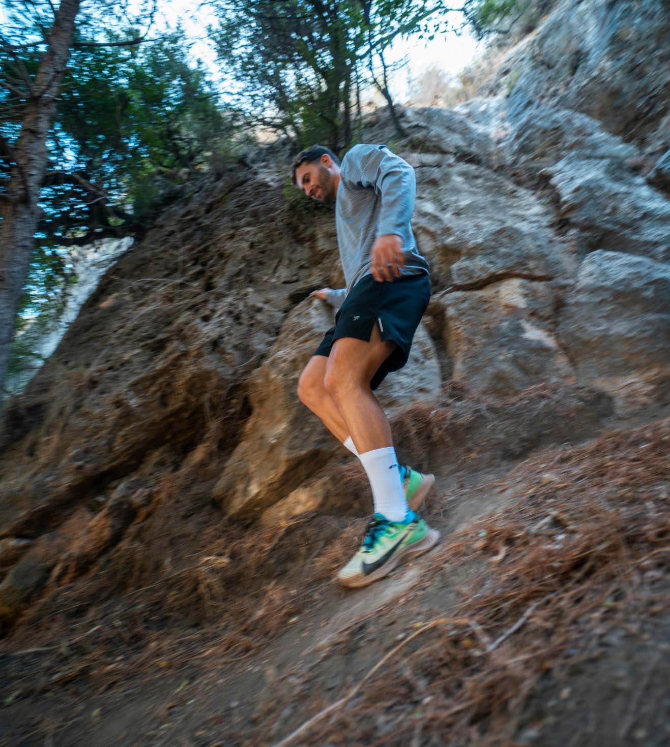 Camiseta Endurance Gris Hielo - Manga Larga