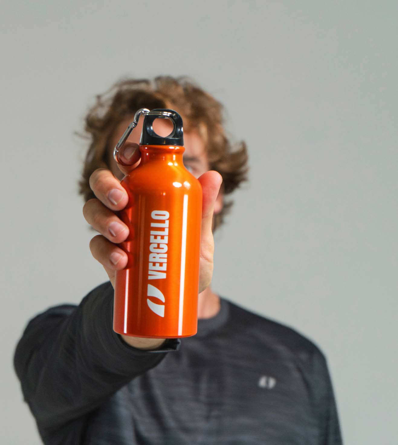 Botella Aluminio Eco Naranja