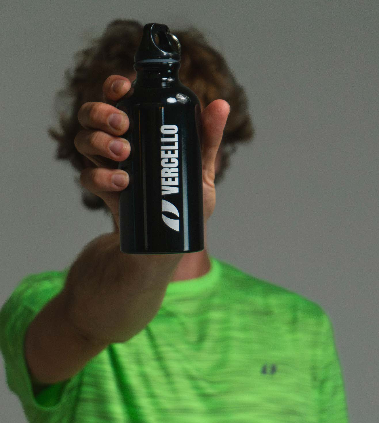 Botella Aluminio Eco Negra