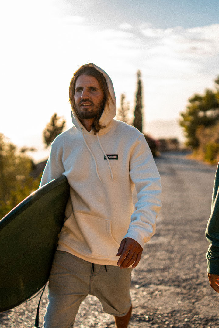 Hoodie Arctic Blanco Roto