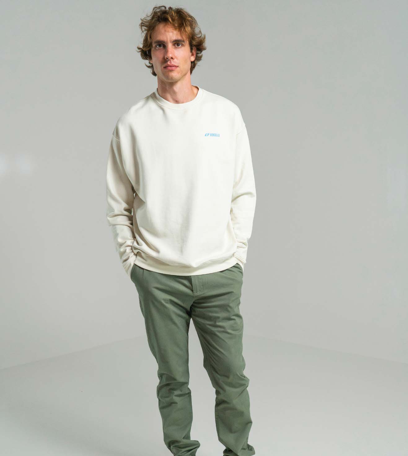 Sudadera Basecamp Blanco Roto