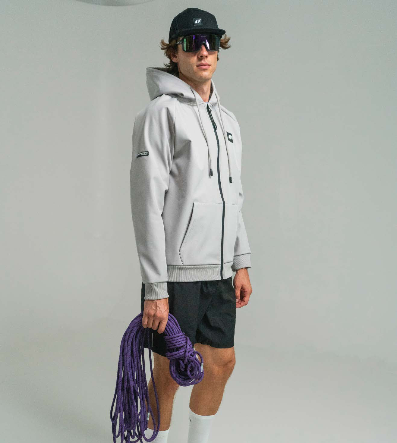 Softshell Neopreno Gris Hielo