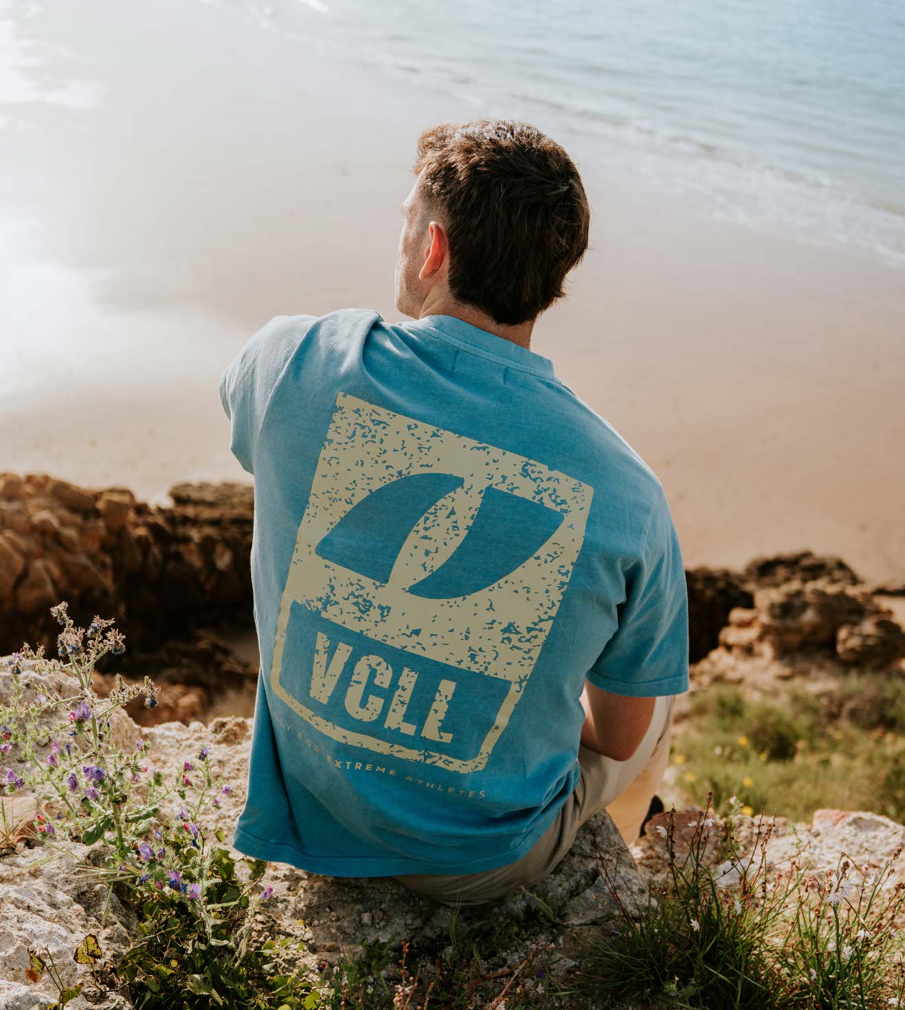Camiseta Vercello Keels Azul Oversize