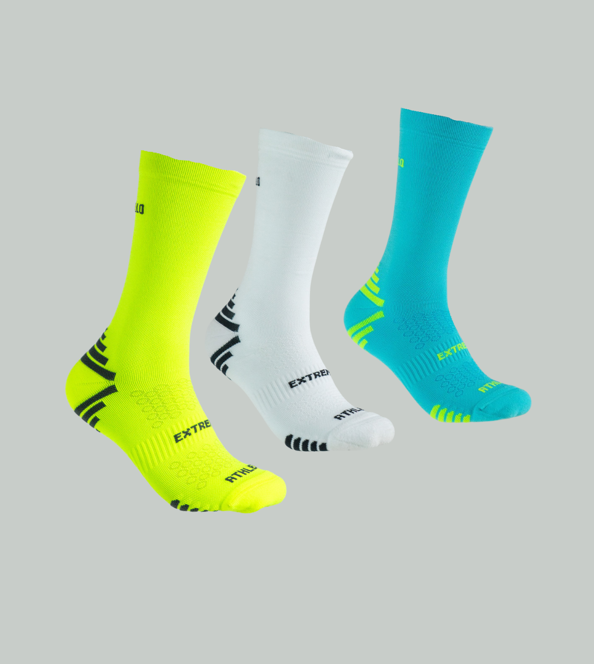 PACK 3 PARES STRIDE MULTICOLOR