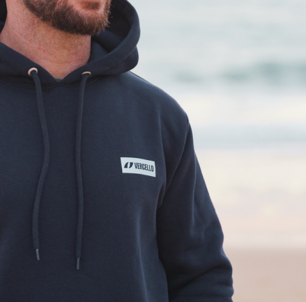 Hoddie Waves Azul Marino