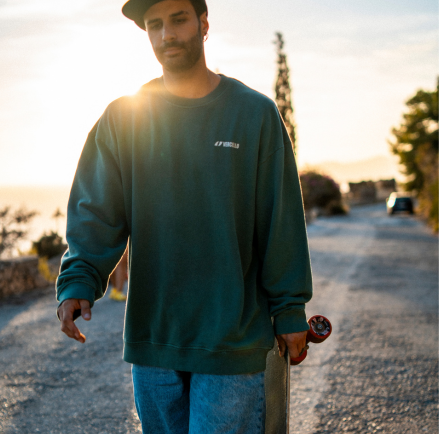 Sudadera Nature Verde