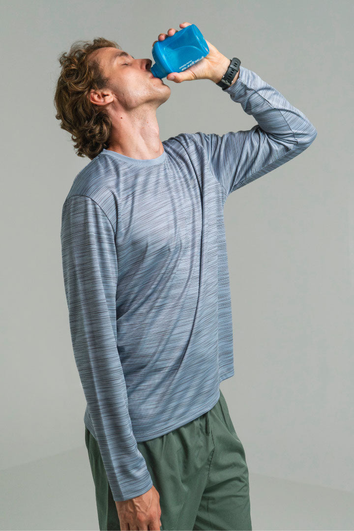 Camiseta Endurance Gris Hielo - Manga Larga