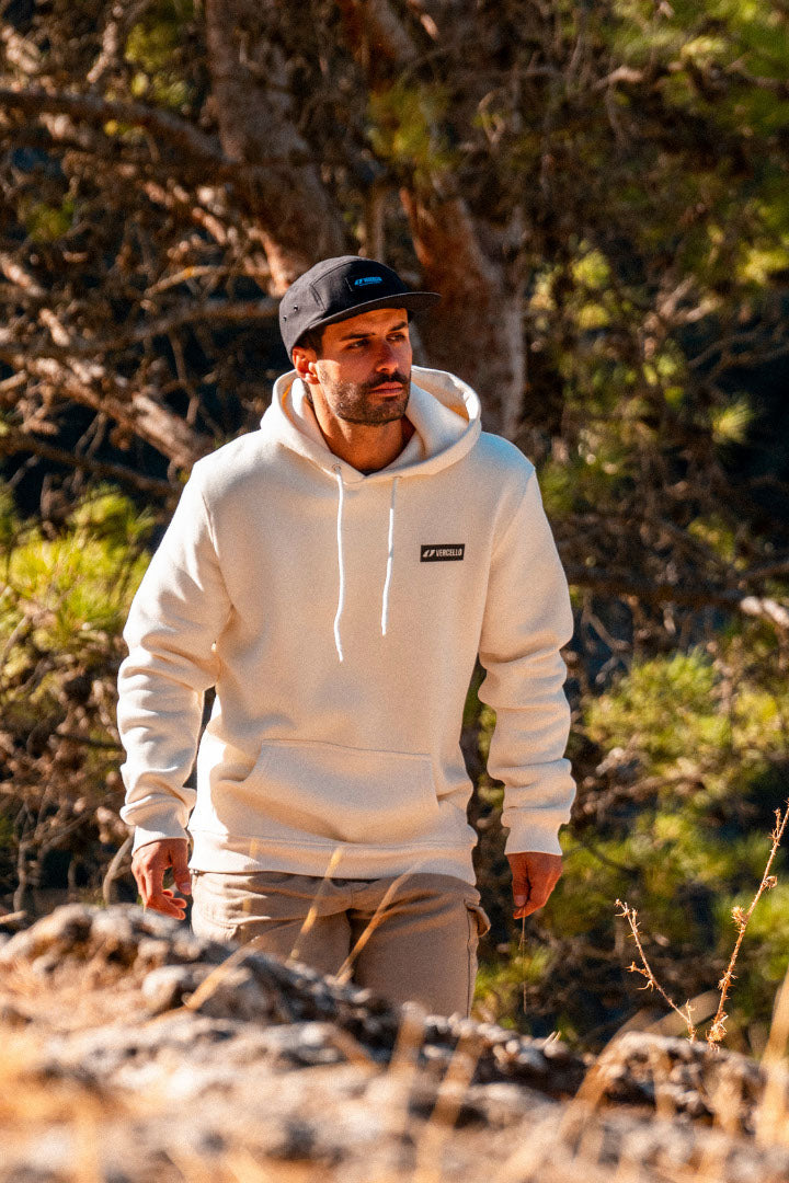 Hoodie Arctic Blanco Roto