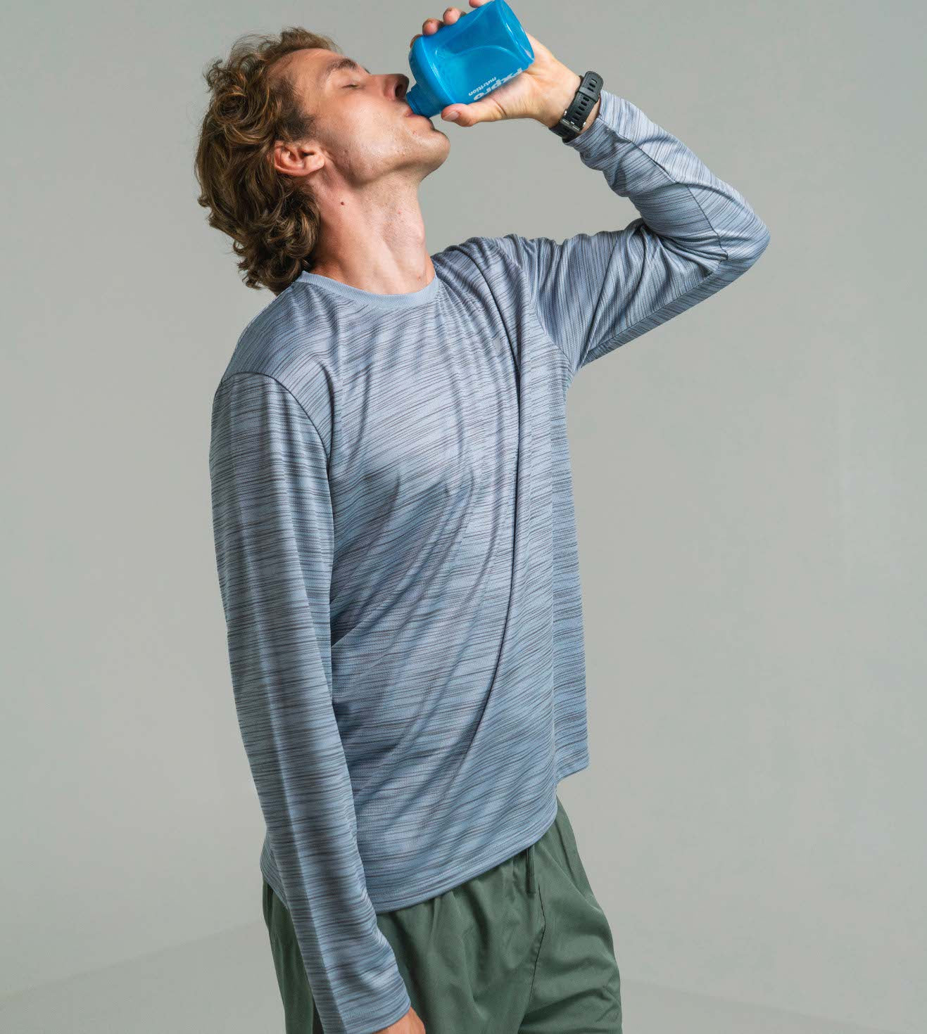 Camiseta Endurance Gris Hielo - Manga Larga