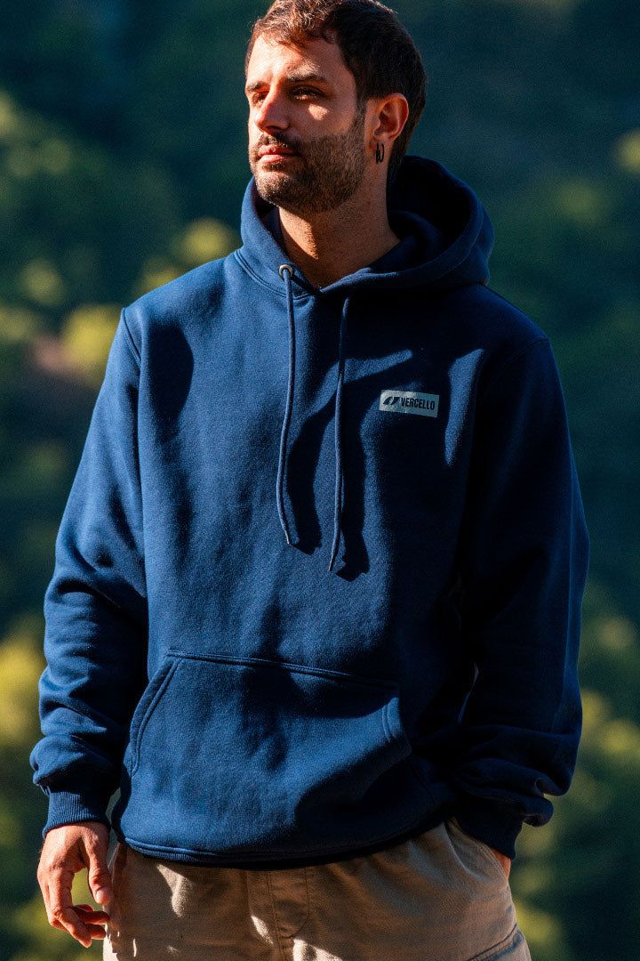 Hoodie Waves Azul Marino