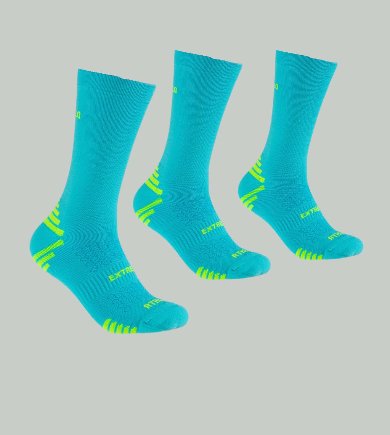 PACK 3 PARES STRIDE TURQUESA