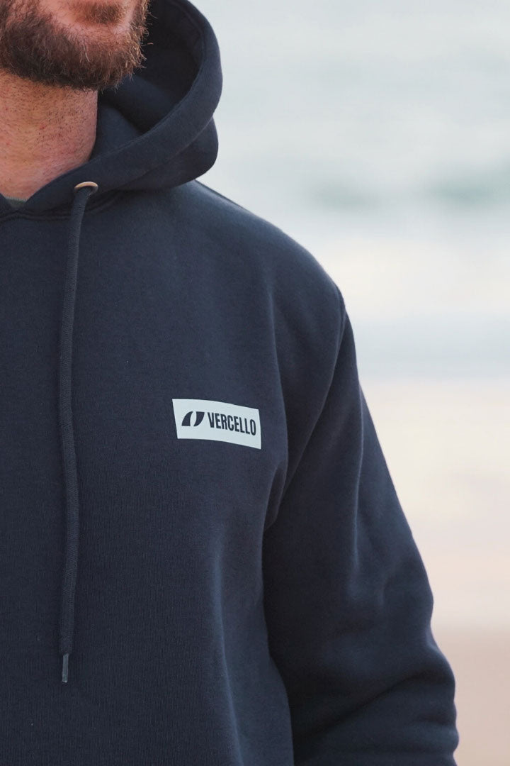 Hoodie Waves Azul Marino