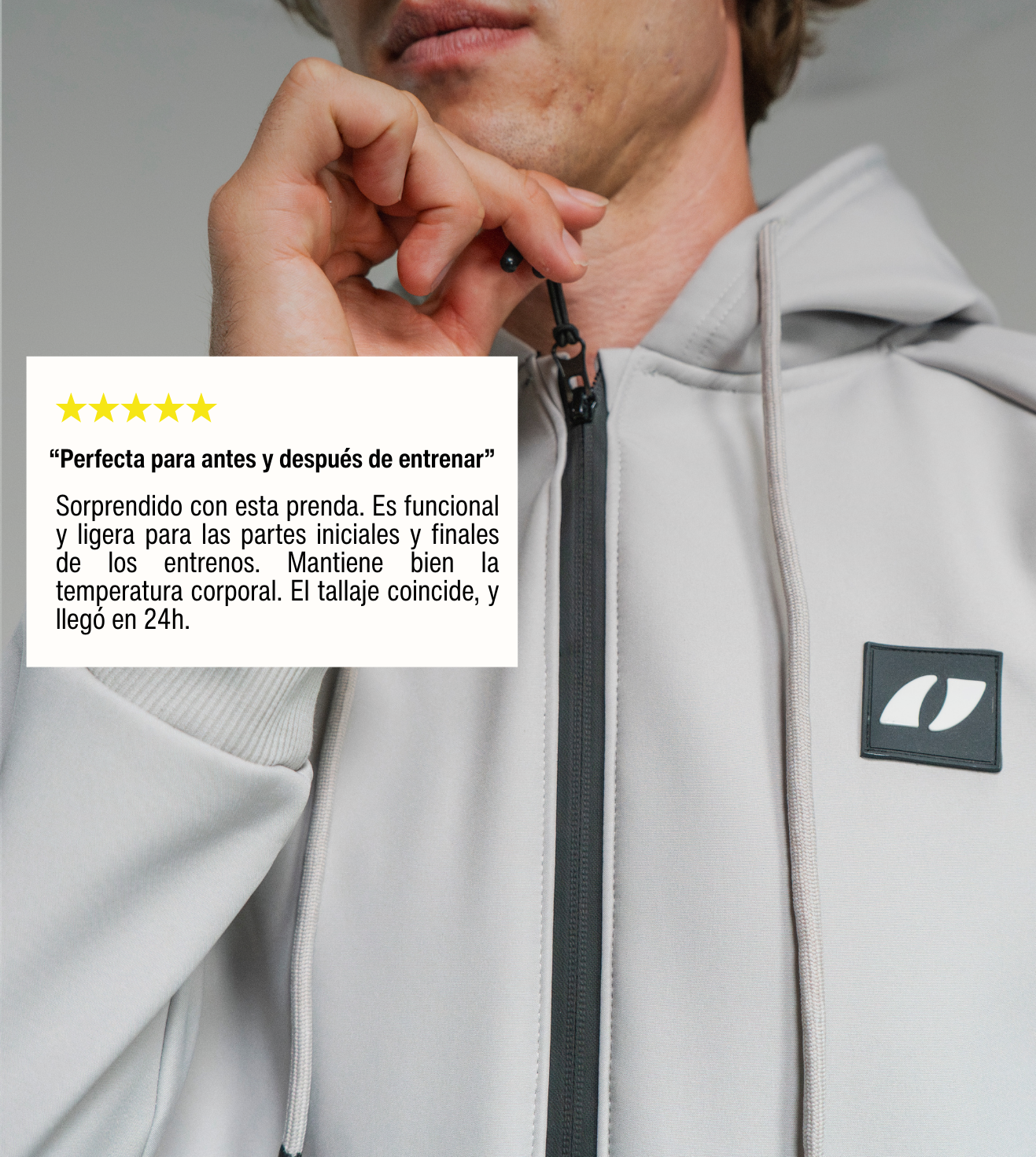 Softshell técnico atletas Hyrox y runners cortaviento - Vercello Brand