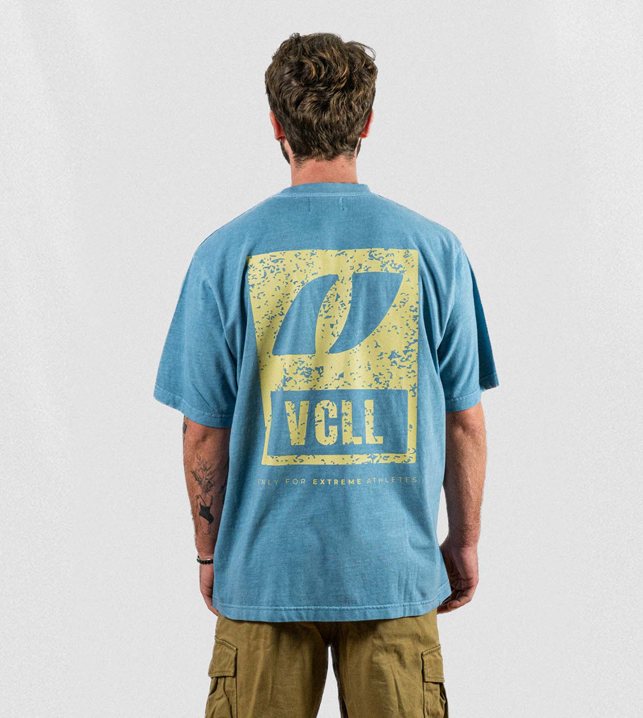 Camiseta Vercello Keels Azul Oversize