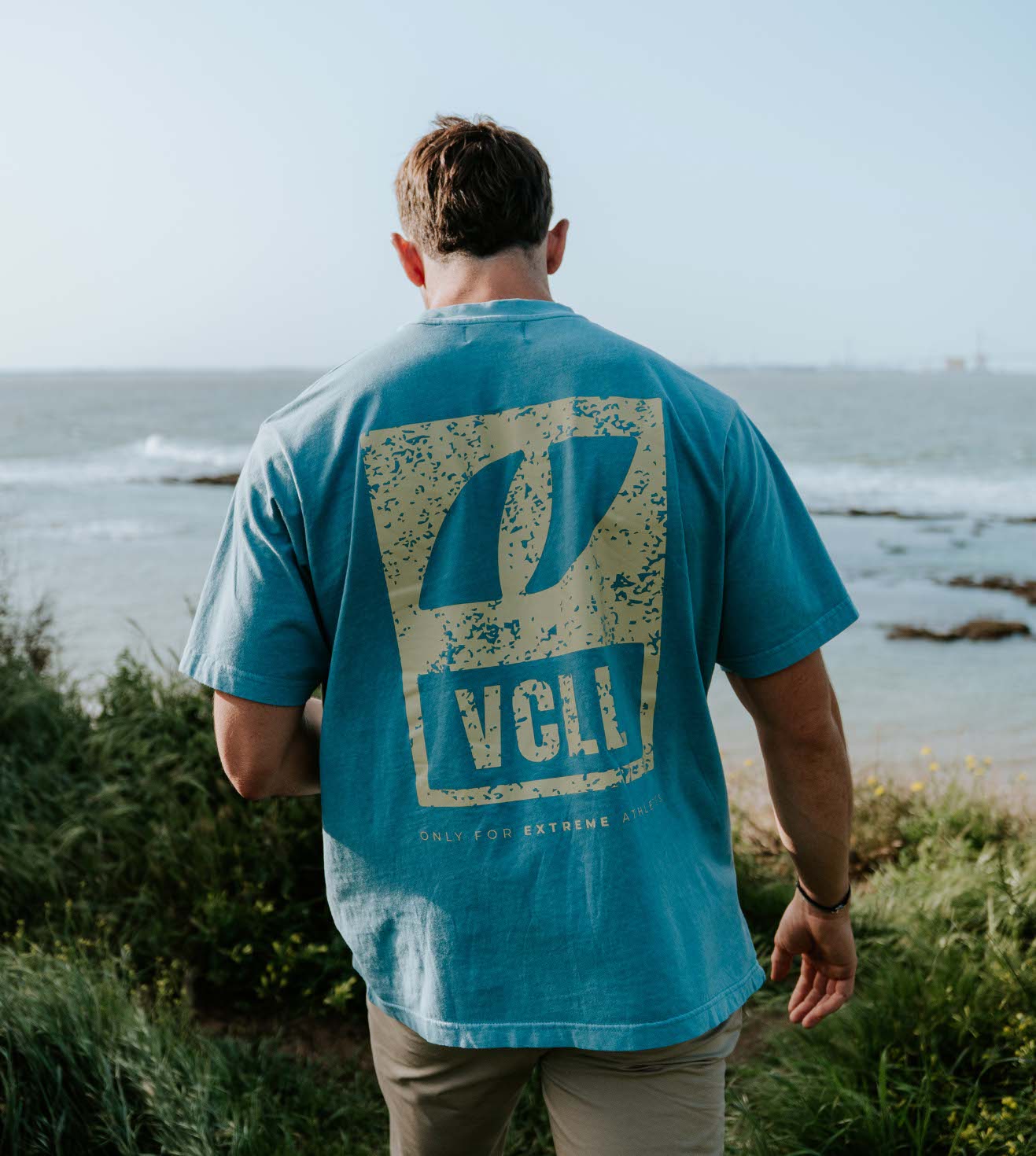 Camiseta Vercello Keels Azul Oversize
