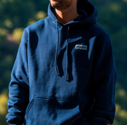 Hoddie Waves Azul Marino