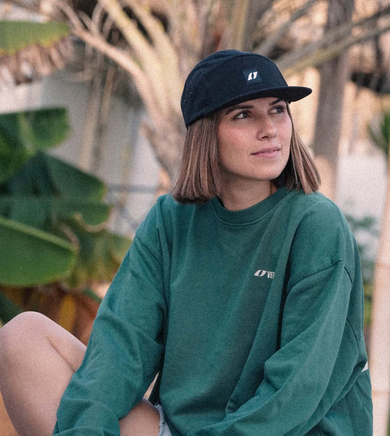 Gorra Vercello Panel Negra