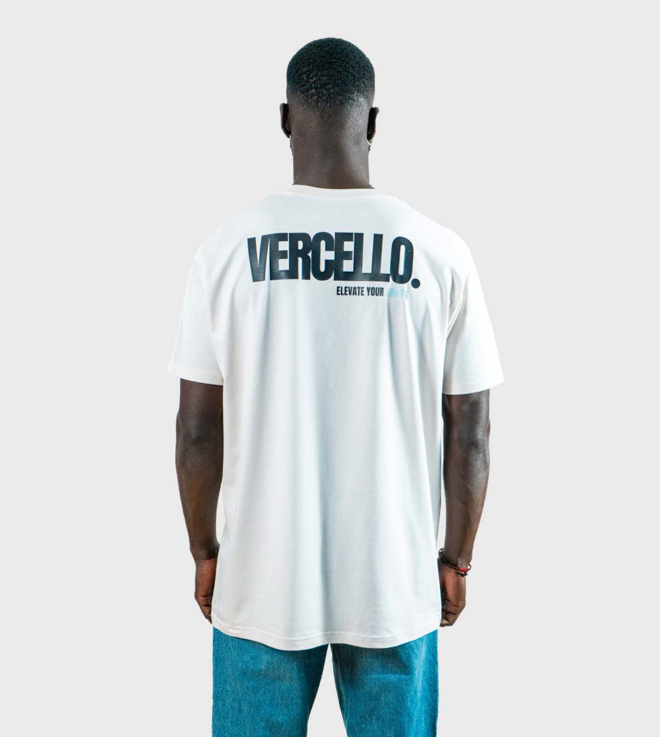 Camiseta Basic Blanco Vintage