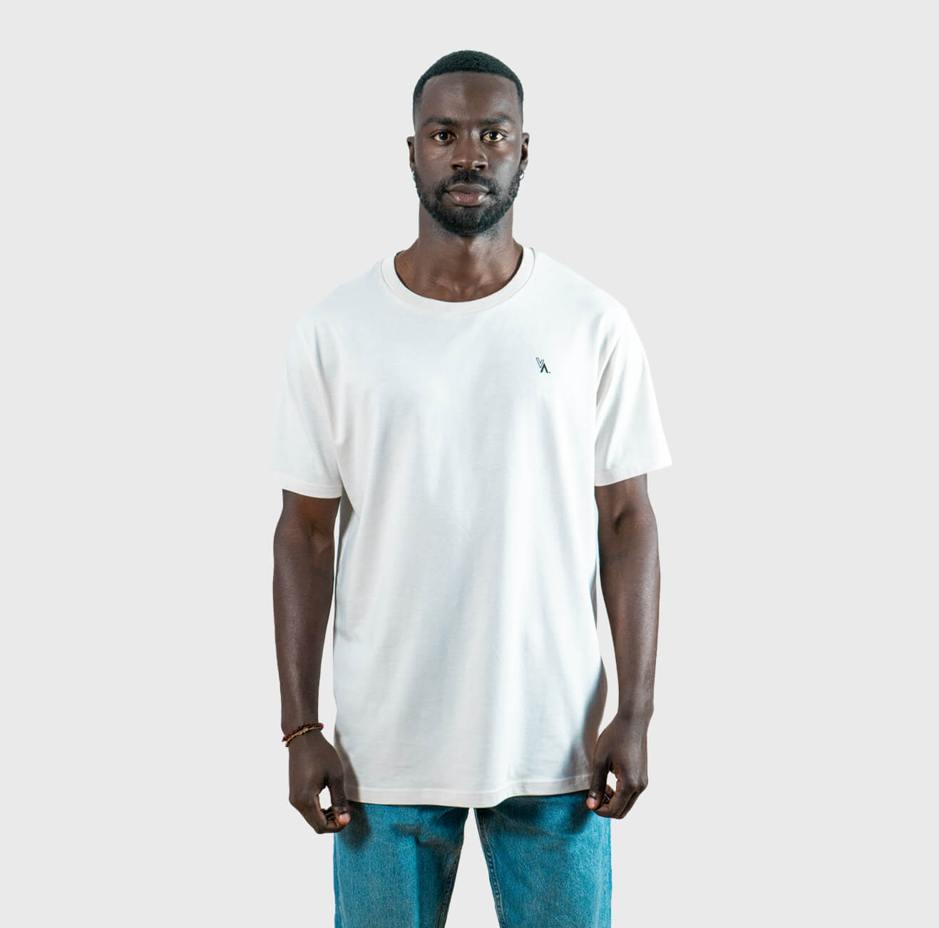 Camiseta Basic Blanco Vintage