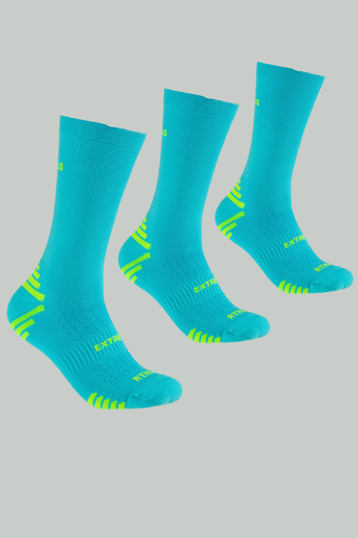 PACK 3 PARES STRIDE TURQUESA