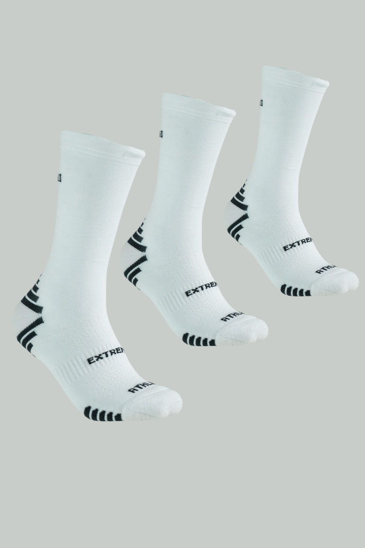 PACK 3 PARES STRIDE BLANCO
